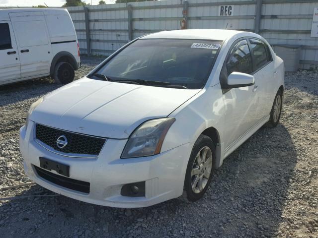 3N1AB6AP5AL679252 - 2010 NISSAN SENTRA 2.0 WHITE photo 2