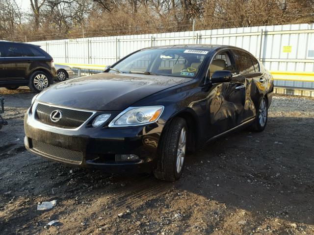 JTHCE96SX70003489 - 2007 LEXUS GS 350 BLACK photo 2