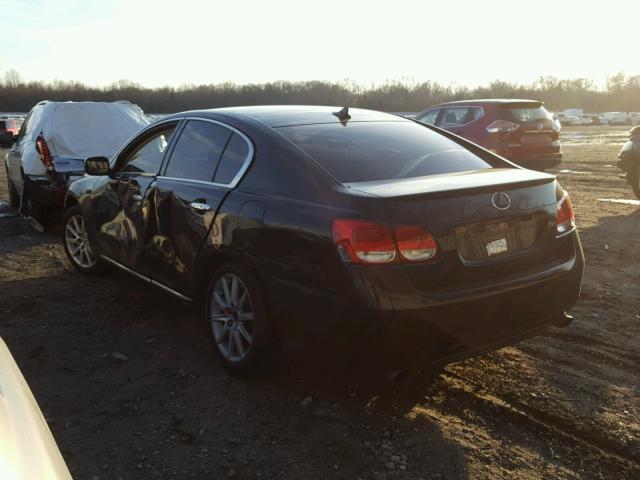 JTHCE96SX70003489 - 2007 LEXUS GS 350 BLACK photo 3