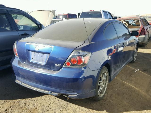 JTKDE167390286512 - 2009 TOYOTA SCION TC BLUE photo 4