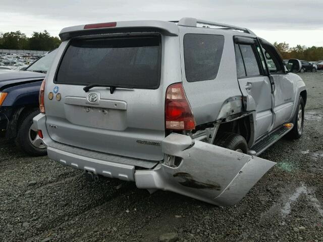 JTEBT17R530005883 - 2003 TOYOTA 4RUNNER LI SILVER photo 4