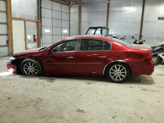 1G4HE57Y58U154295 - 2008 BUICK LUCERNE CX RED photo 10