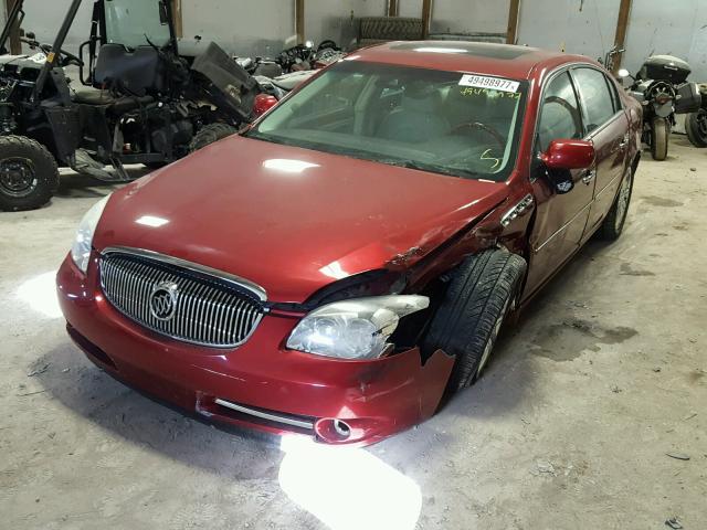 1G4HE57Y58U154295 - 2008 BUICK LUCERNE CX RED photo 2