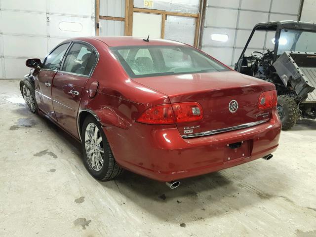 1G4HE57Y58U154295 - 2008 BUICK LUCERNE CX RED photo 3