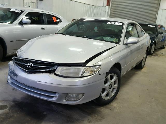 2T1CF22P3YC287384 - 2000 TOYOTA CAMRY SOLA SILVER photo 2