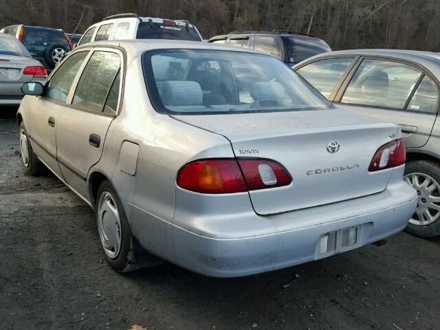 2T1BR12E0YC326959 - 2000 TOYOTA COROLLA VE SILVER photo 3