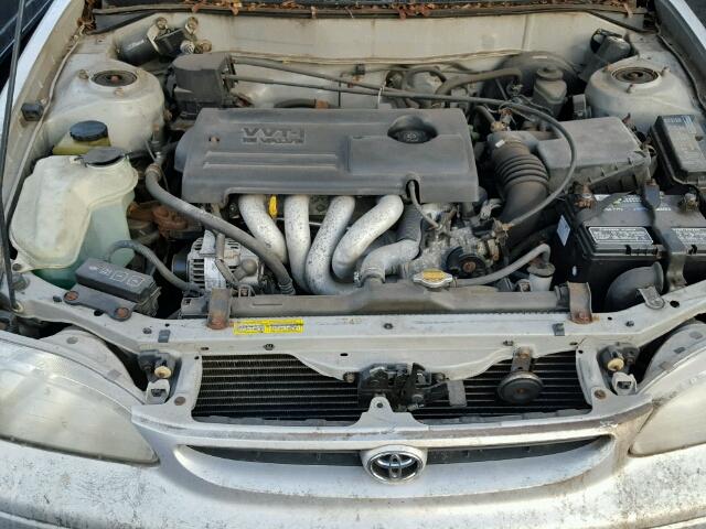 2T1BR12E0YC326959 - 2000 TOYOTA COROLLA VE SILVER photo 7