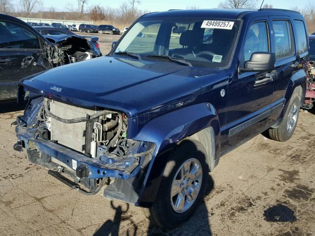 1C4PJMAK9CW203117 - 2012 JEEP LIBERTY SP BLUE photo 2