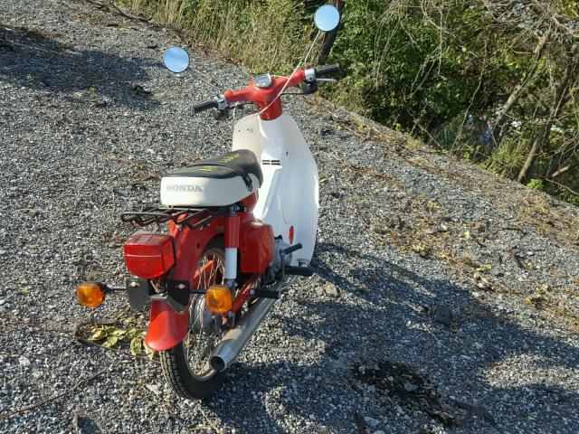 JH2DA0102CS211973 - 1982 HONDA C70  RED photo 4