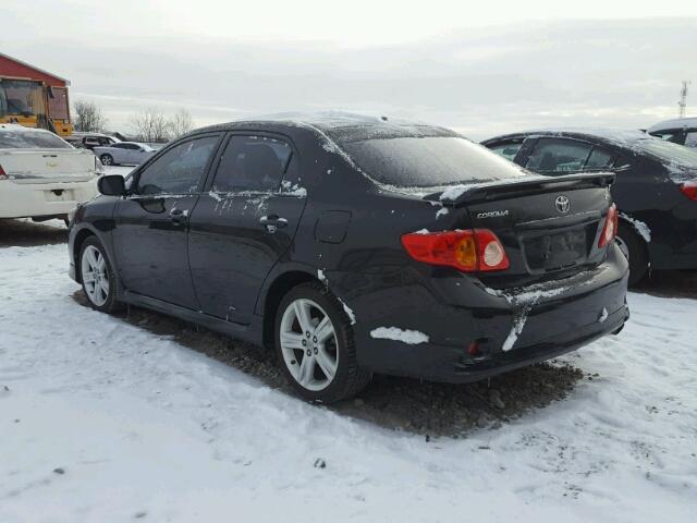 2T1BE40E59C018476 - 2009 TOYOTA COROLLA XR 黑色 照片 3