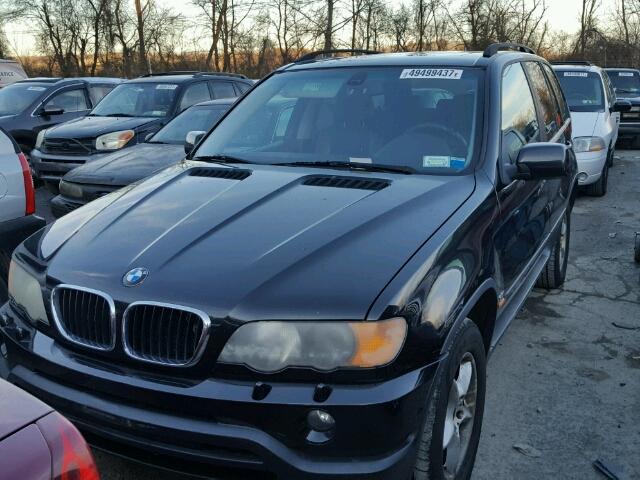 5UXFA53583LW26182 - 2003 BMW X5 3.0I BLACK photo 2