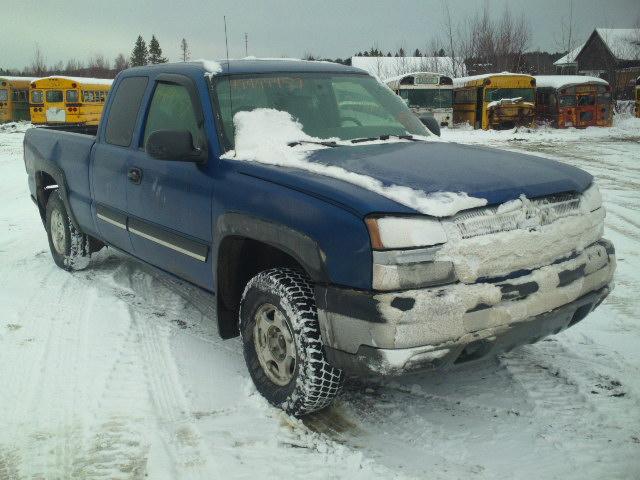 2GCEK19VX41361542 - 2004 CHEVROLET SILVERADO BLUE photo 1