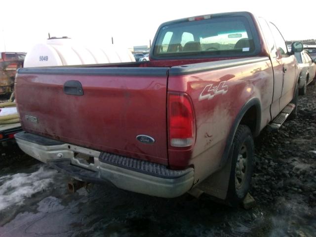 2FTPX18L1YCA35200 - 2000 FORD F150 RED photo 4