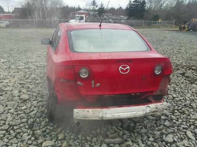 JM1BK12F541138031 - 2004 MAZDA 3 I RED photo 9