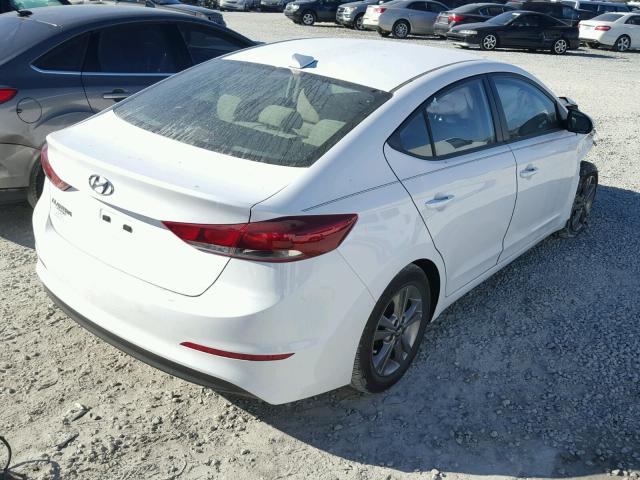 5NPD84LF4HH144330 - 2017 HYUNDAI ELANTRA SE WHITE photo 4