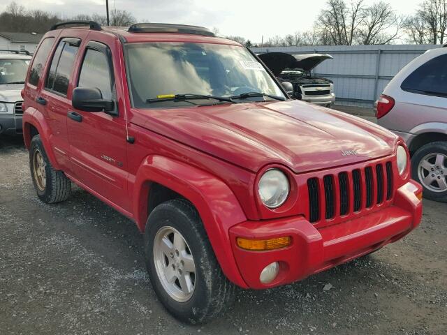 1J4GL58KX3W537656 - 2003 JEEP LIBERTY LI RED photo 1