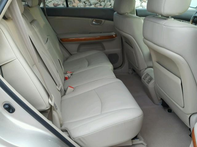 2T2HK31UX7C031591 - 2007 LEXUS RX 350 BEIGE photo 6