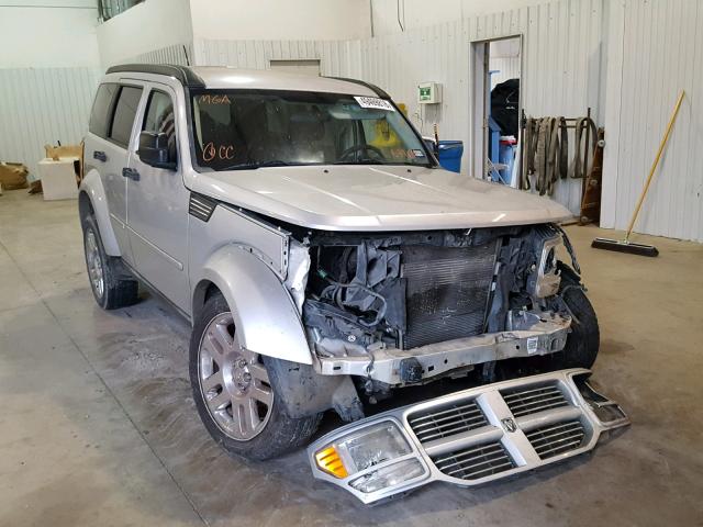 1D4PT4GK2BW599684 - 2011 DODGE NITRO HEAT SILVER photo 1