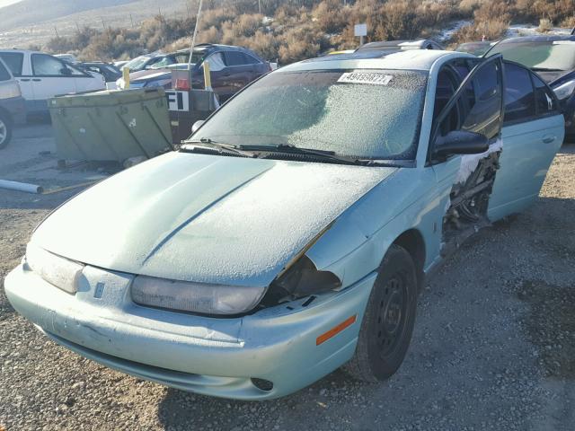 1G8ZJ5279VZ331281 - 1997 SATURN SL2 GREEN photo 2