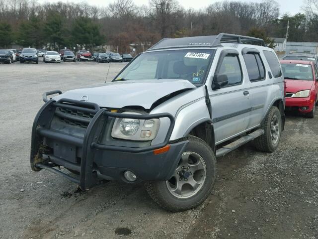 5N1MD28Y82C579585 - 2002 NISSAN XTERRA SE SILVER photo 2