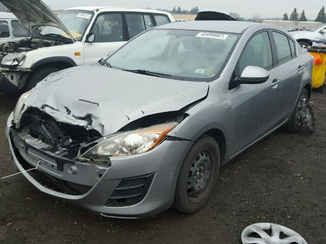 JM1BL1SG4A1154321 - 2010 MAZDA 3 I GRAY photo 2