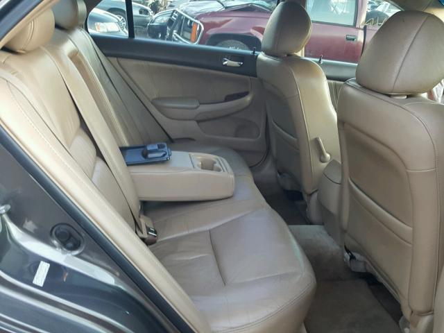 1HGCM66857A091001 - 2007 HONDA ACCORD EX GRAY photo 6