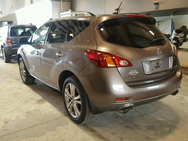 JN8AZ18W49W145663 - 2009 NISSAN MURANO S GRAY photo 3