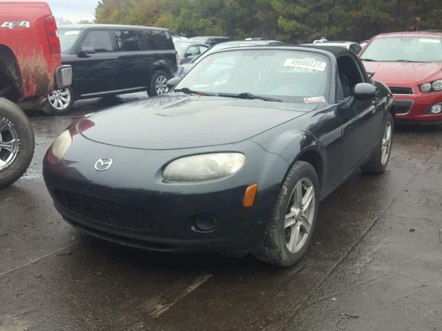 JM1NC25F970127880 - 2007 MAZDA MX-5 MIATA GREEN photo 2