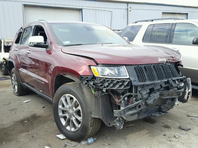 1C4RJFBG9GC326289 - 2016 JEEP GRAND CHER MAROON photo 1