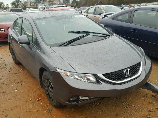 19XFB2F55DE248955 - 2013 HONDA CIVIC LX GRAY photo 1