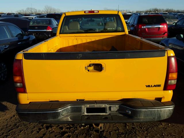 1GCEC14VXYZ327697 - 2000 CHEVROLET SILVERADO YELLOW photo 6