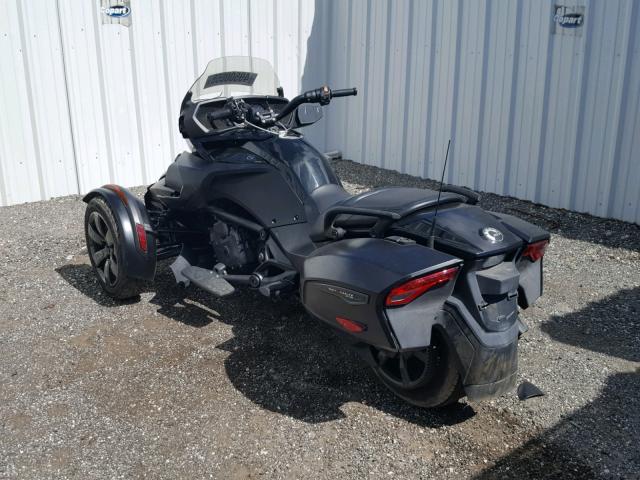 2BXREDD24GV000361 - 2016 CAN-AM SPYDER ROA BLACK photo 3