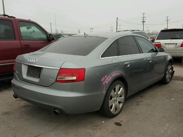 WAUDH74F57N007750 - 2007 AUDI A6 3.2 QUA CHARCOAL photo 4