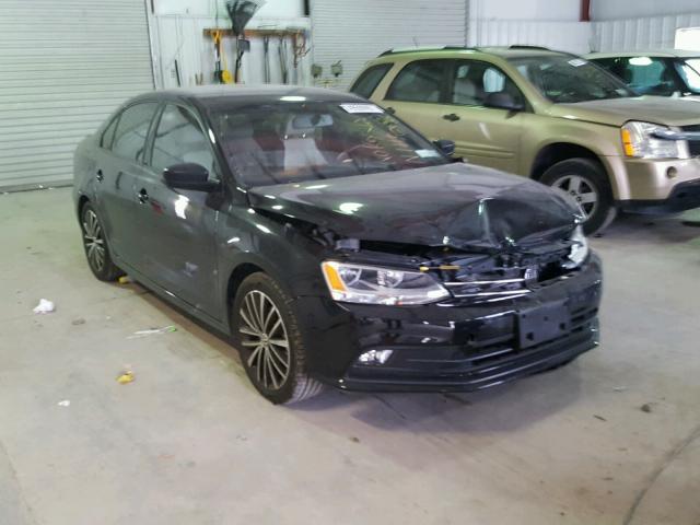 3VWD17AJ4GM366451 - 2016 VOLKSWAGEN JETTA SPOR BLACK photo 1