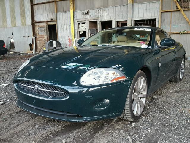 SAJWA43B375B11641 - 2007 JAGUAR XK GREEN photo 2