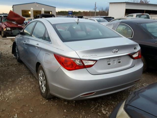 5NPEB4AC2BH058956 - 2011 HYUNDAI SONATA GLS GRAY photo 3