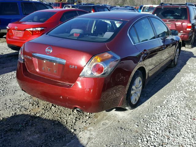 1N4AL2AP2AN465604 - 2010 NISSAN ALTIMA BAS MAROON photo 4