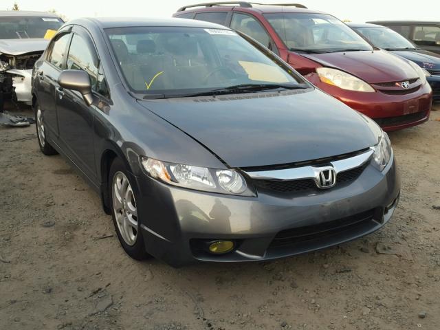 2HGFA16519H356841 - 2009 HONDA CIVIC LX GRAY photo 1