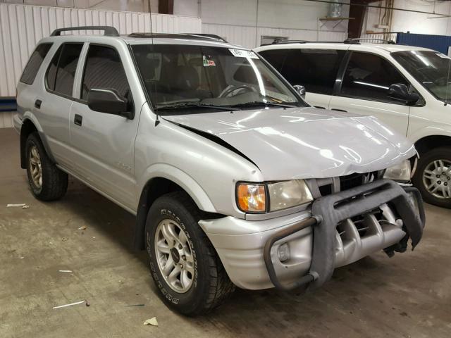 4S2DM58W934312332 - 2003 ISUZU RODEO S SILVER photo 1