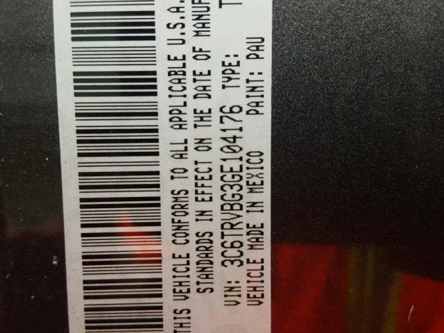 3C6TRVBG3GE104176 - 2016 RAM PROMASTER 灰色 照片 10