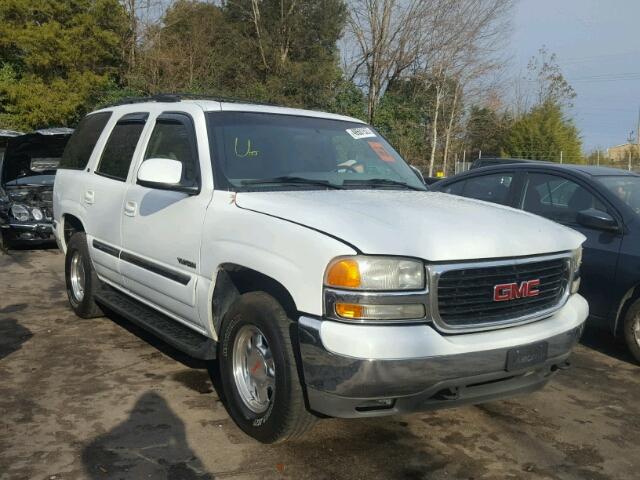 1GKEK13ZX2J170626 - 2002 GMC YUKON WHITE photo 1