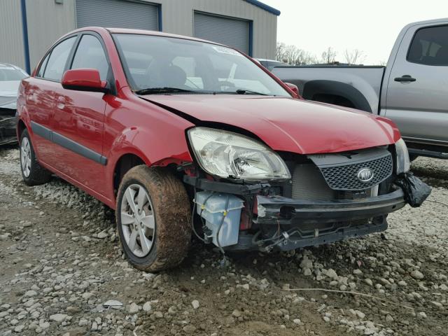 KNADE223596477052 - 2009 KIA RIO BASE RED photo 1