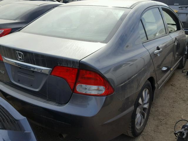 2HGFA16939H334181 - 2009 HONDA CIVIC EXL 灰色 照片 4