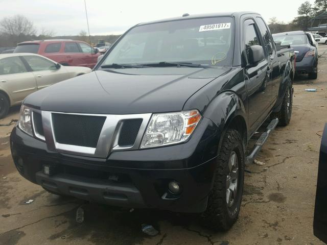 1N6AD0CU5DN727681 - 2013 NISSAN FRONTIER S BLACK photo 2