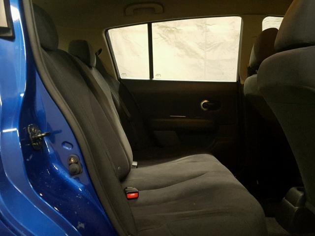 3N1BC13E79L455296 - 2009 NISSAN VERSA S BLUE photo 6