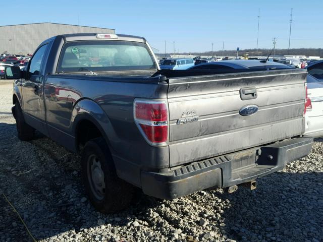 1FTMF1CW0AKC00517 - 2010 FORD F150 GRAY photo 3