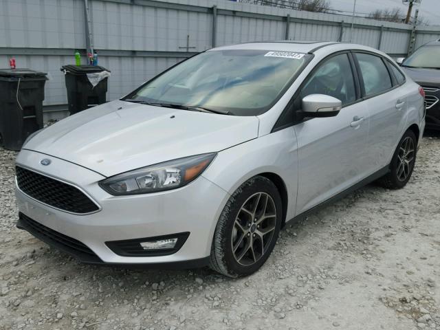 1FADP3H27HL236844 - 2017 FORD FOCUS SEL SILVER photo 2