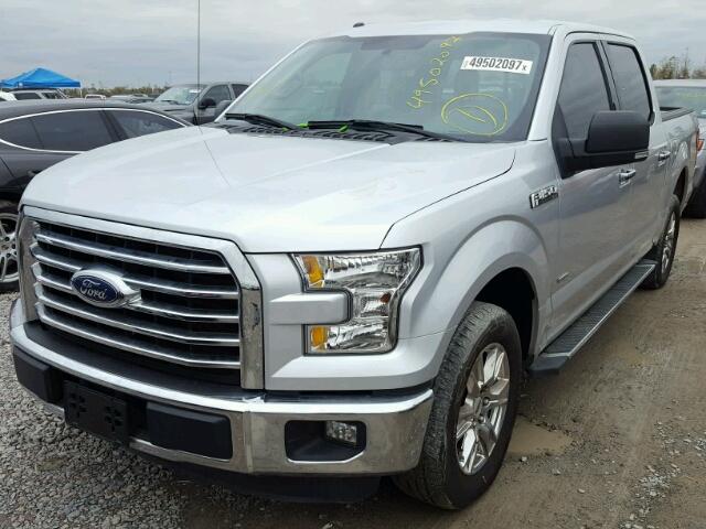 1FTEW1CG3FKE28449 - 2015 FORD F150 SUPER SILVER photo 2