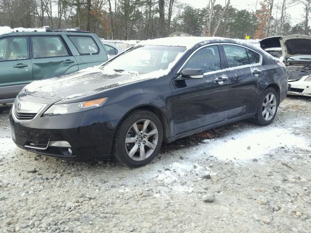 19UUA8F2XCA040446 - 2012 ACURA TL BLACK photo 2