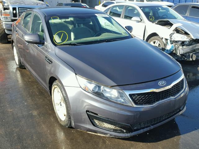 KNAGM4A78B5088806 - 2011 KIA OPTIMA LX GRAY photo 1